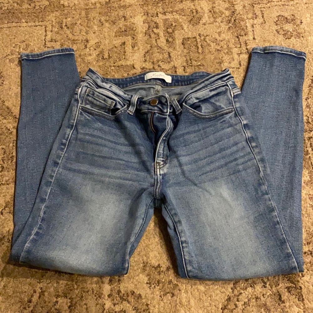 KanCan Kurvy mid rise ankle skinny jean denim size 29